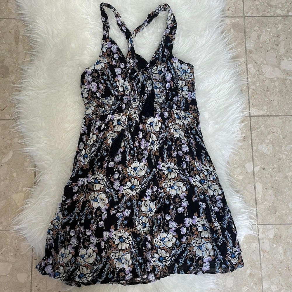 Free people floral dress size XS